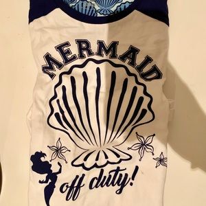 Disney Pajama Shirt: Mermaid Off-Duty